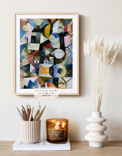 Paul Klee | Composition with the Yellow Half - moon and the Y | P37 - Single Art Prints - Piccolo Fiore Prints