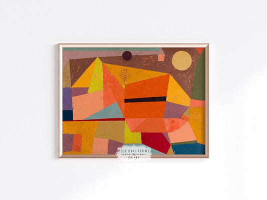 Paul Klee | Joyful Mountain Landscape | P244 - Single Art Prints - Piccolo Fiore Prints