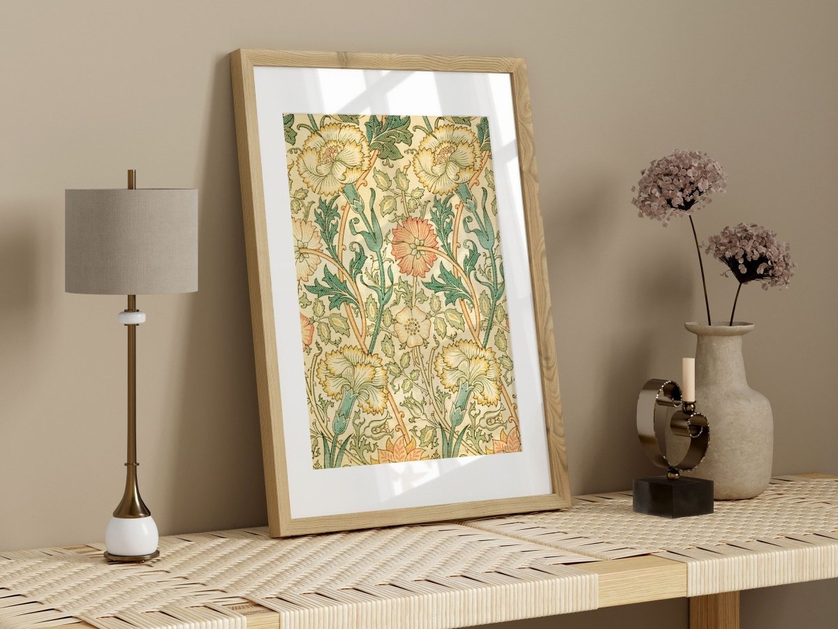 Pink and Rose Pattern | William Morris | P373 - Single Art Prints - Piccolo Fiore Prints