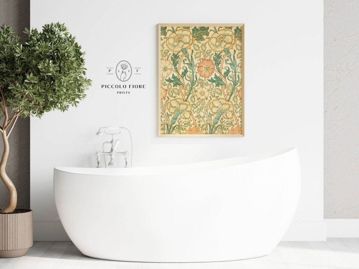 Pink and Rose Pattern | William Morris | P373 - Single Art Prints - Piccolo Fiore Prints