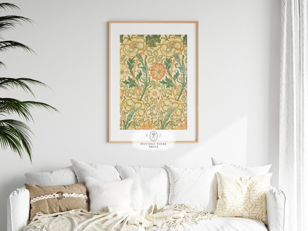 Pink and Rose Pattern | William Morris | P373 - Single Art Prints - Piccolo Fiore Prints
