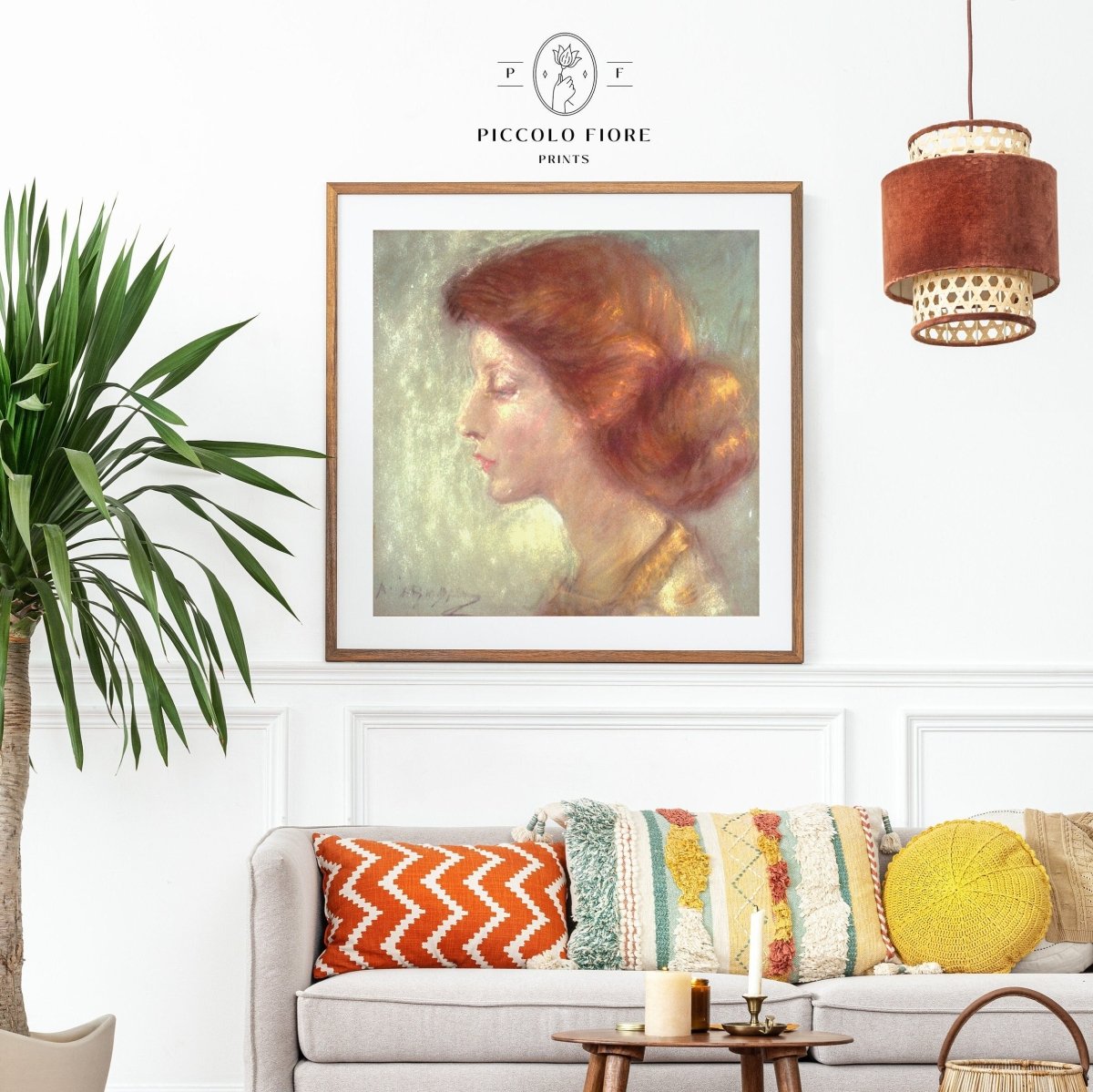 Redhead | P280 - Single Square Art Prints - Piccolo Fiore Prints