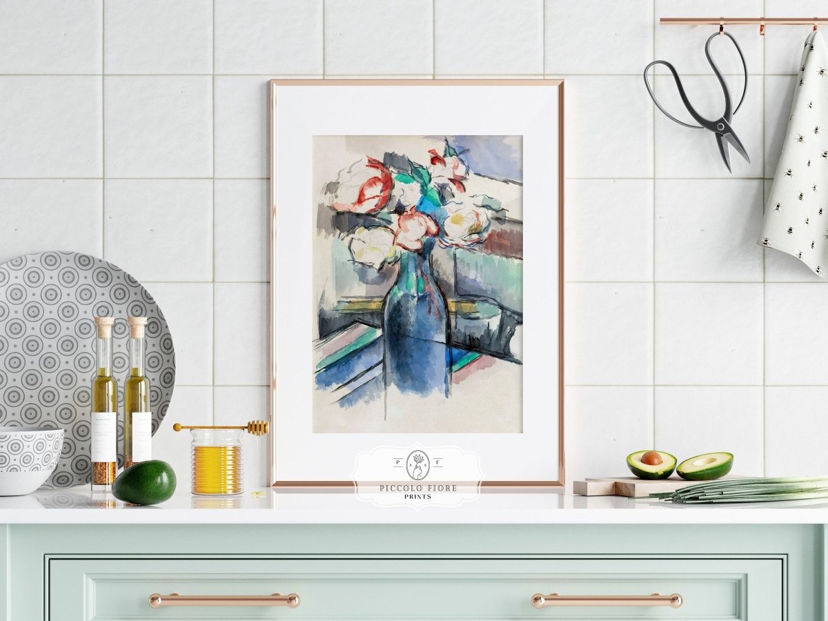 Roses in a Bottle | P97 - Single Art Prints - Piccolo Fiore Prints