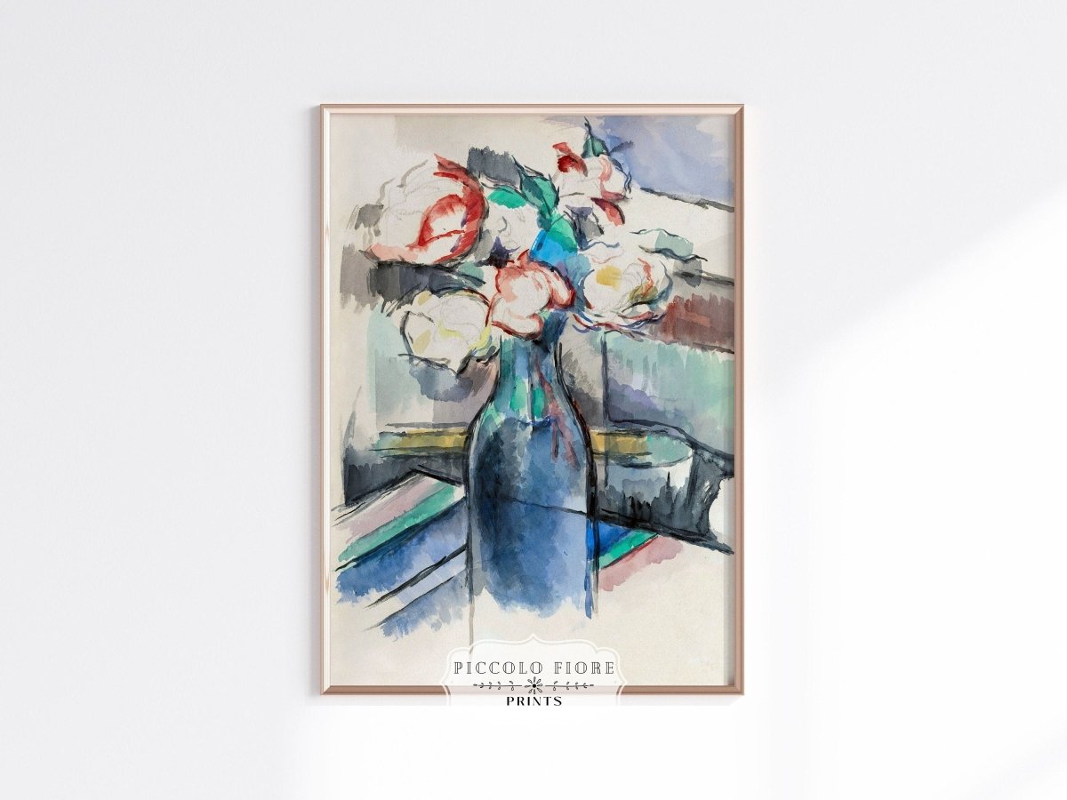 Roses in a Bottle | P97 - Single Art Prints - Piccolo Fiore Prints