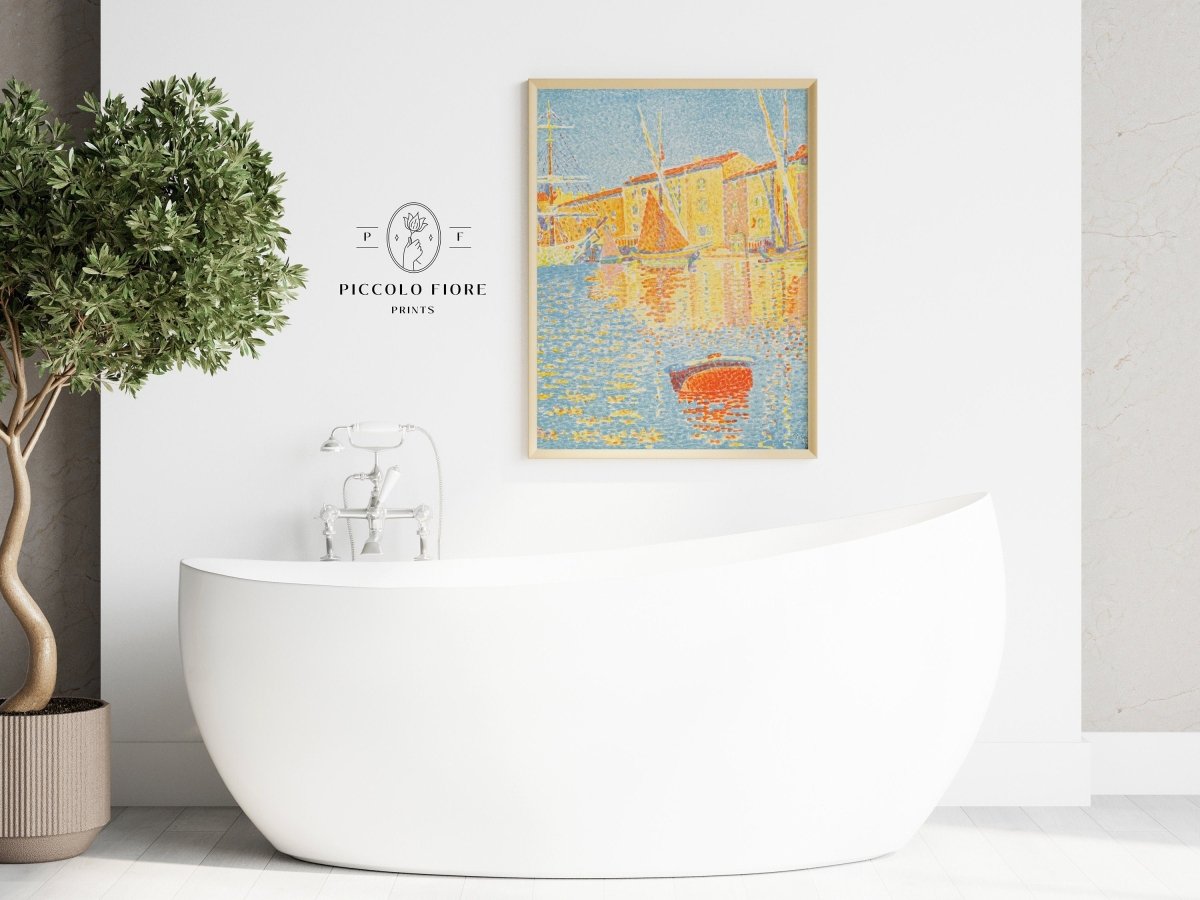 Sailing Boat and Buoy | P361 - Single Art Prints - Piccolo Fiore Prints