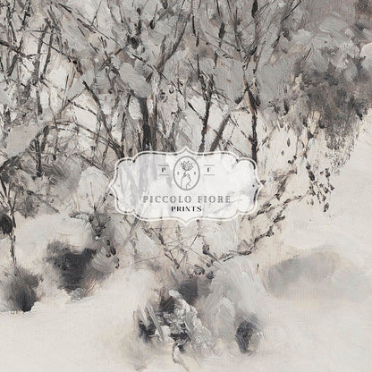 Samsung Frame TV Art | Bullfinches in the Snow | TV13 - Frame TV Art - Piccolo Fiore Prints