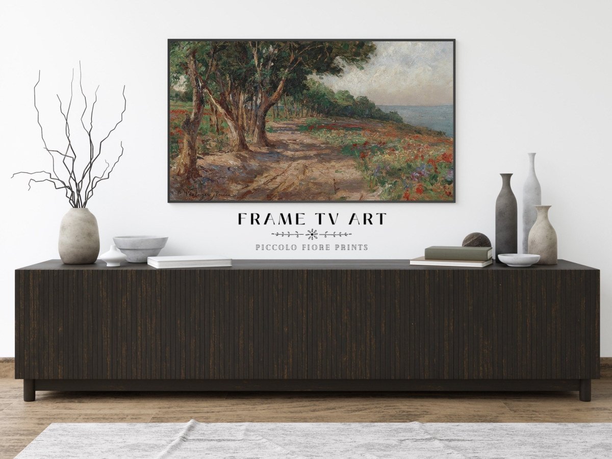 Samsung Frame TV Art | Coastal Path | TV21 - Frame TV Art - Piccolo Fiore Prints