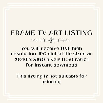 Samsung Frame TV Art | Farmhouses | TV4 - Frame TV Art - Piccolo Fiore Prints