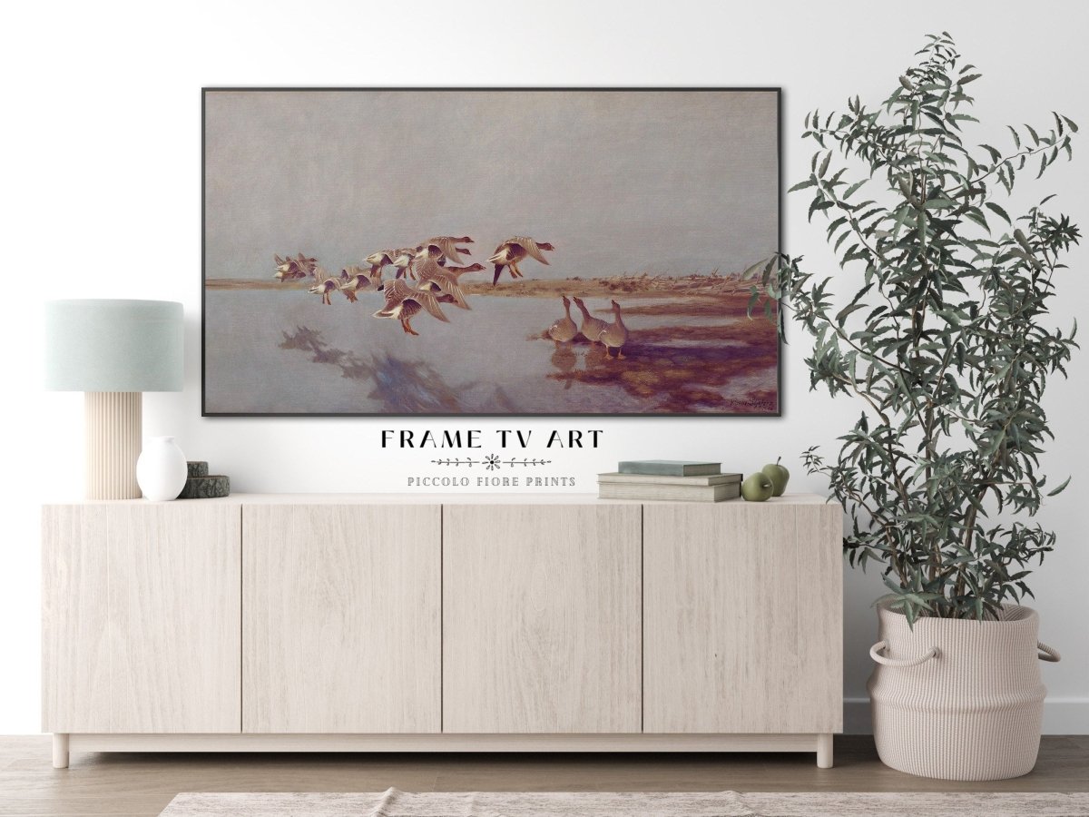Samsung Frame TV Art | Geese | TV9 - Frame TV Art - Piccolo Fiore Prints