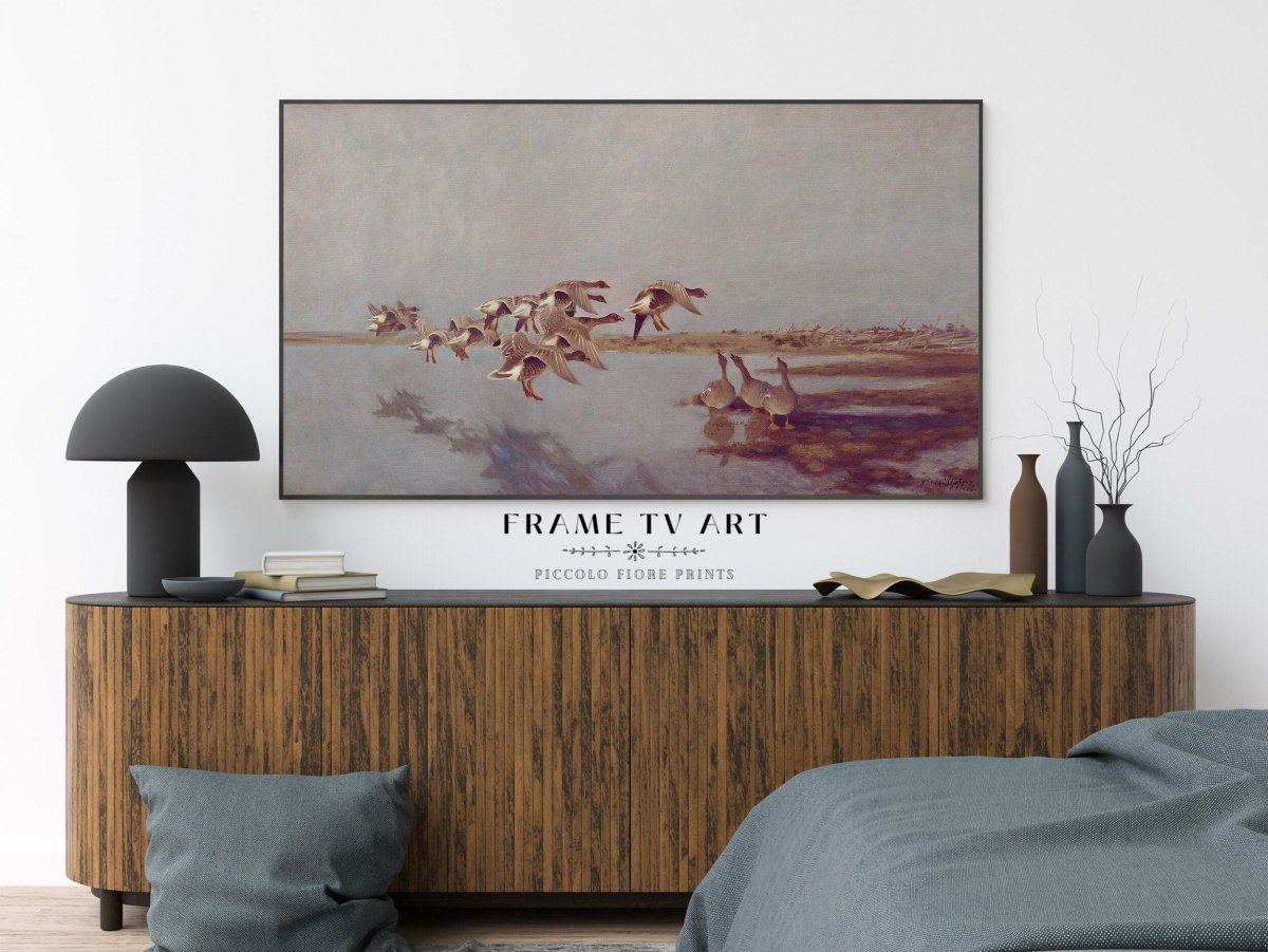 Samsung Frame TV Art | Geese | TV9 - Frame TV Art - Piccolo Fiore Prints