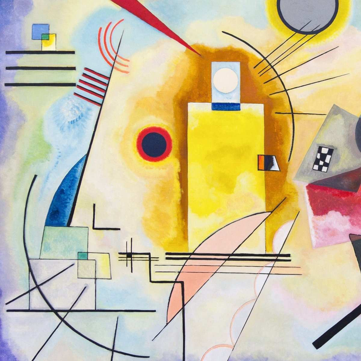 Samsung Frame TV Art | Kandinsky Yellow - Red - Blue | TV23 - Frame TV Art - Piccolo Fiore Prints