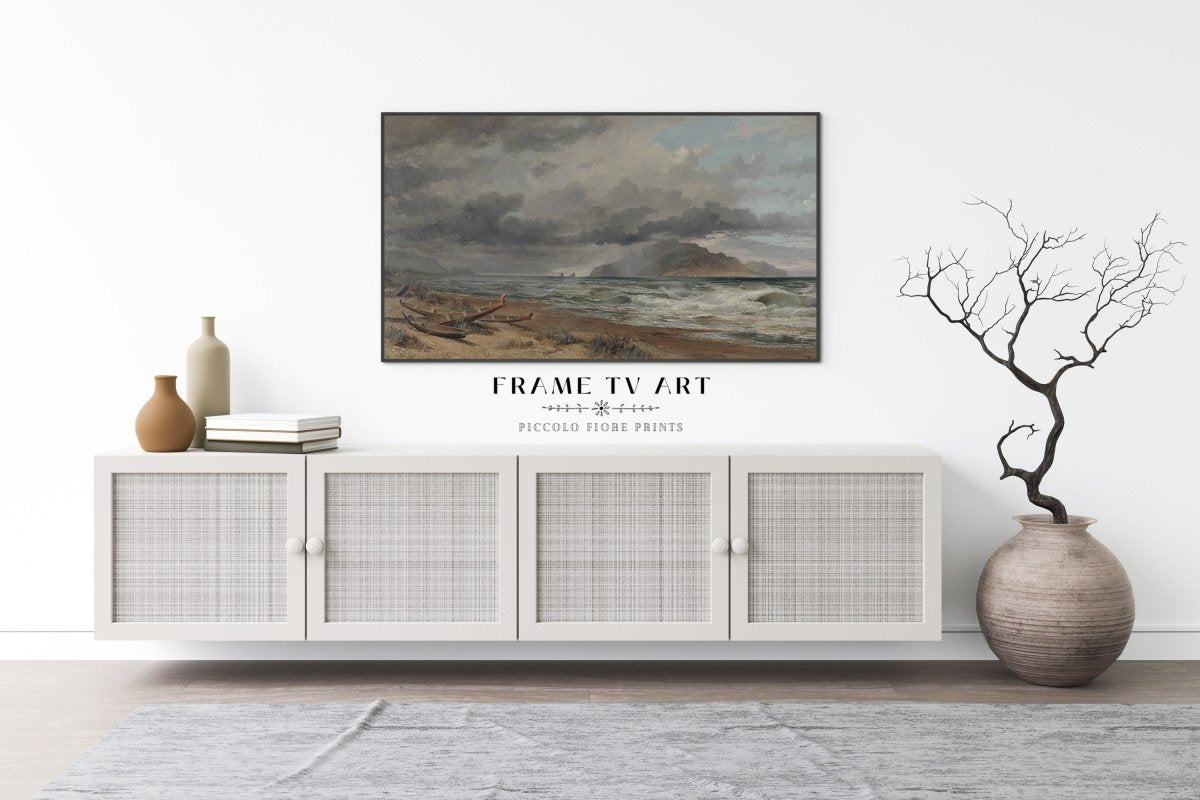 Samsung Frame TV Art | Stormy Seascape | TV8 - Frame TV Art - Piccolo Fiore Prints