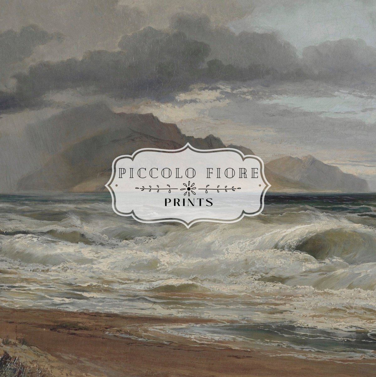 Samsung Frame TV Art | Stormy Seascape | TV8 - Frame TV Art - Piccolo Fiore Prints