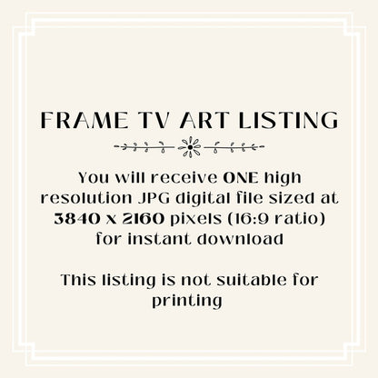 Samsung Frame TV Art | The Bachelor Party | TV19 - Frame TV Art - Piccolo Fiore Prints