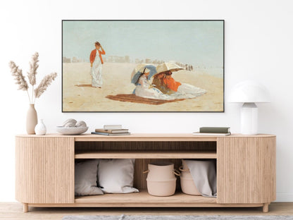 Samsung Frame TV Art | Victorian Beach | TV7 - Frame TV Art - Piccolo Fiore Prints