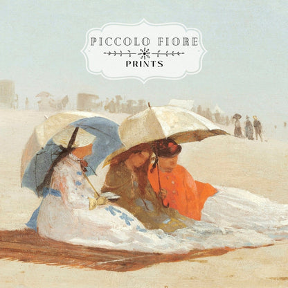 Samsung Frame TV Art | Victorian Beach | TV7 - Frame TV Art - Piccolo Fiore Prints