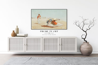 Samsung Frame TV Art | Victorian Beach | TV7 - Frame TV Art - Piccolo Fiore Prints