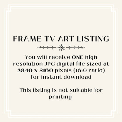 Samsung Frame TV Art | Water Lilies | TV3 - Frame TV Art - Piccolo Fiore Prints