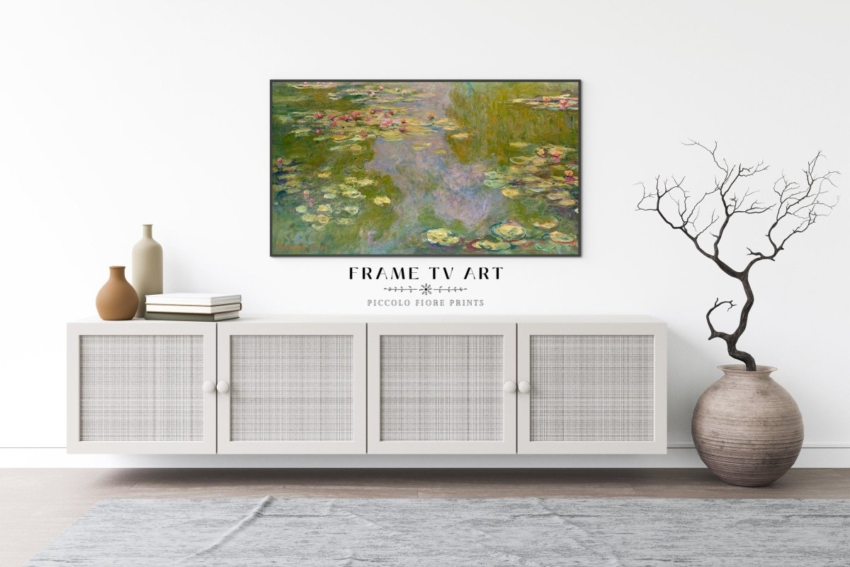 Samsung Frame TV Art | Water Lilies | TV3 - Frame TV Art - Piccolo Fiore Prints