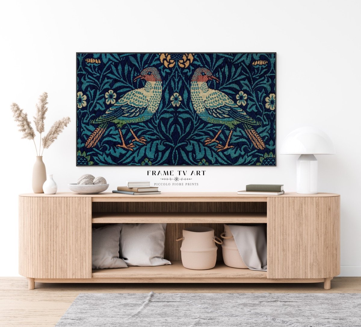 Samsung Frame TV Art | William Morris Birds | TV26 - Frame TV Art - Piccolo Fiore Prints