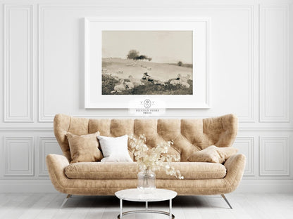 Shepherdess | P397 - Single Art Prints - Piccolo Fiore Prints