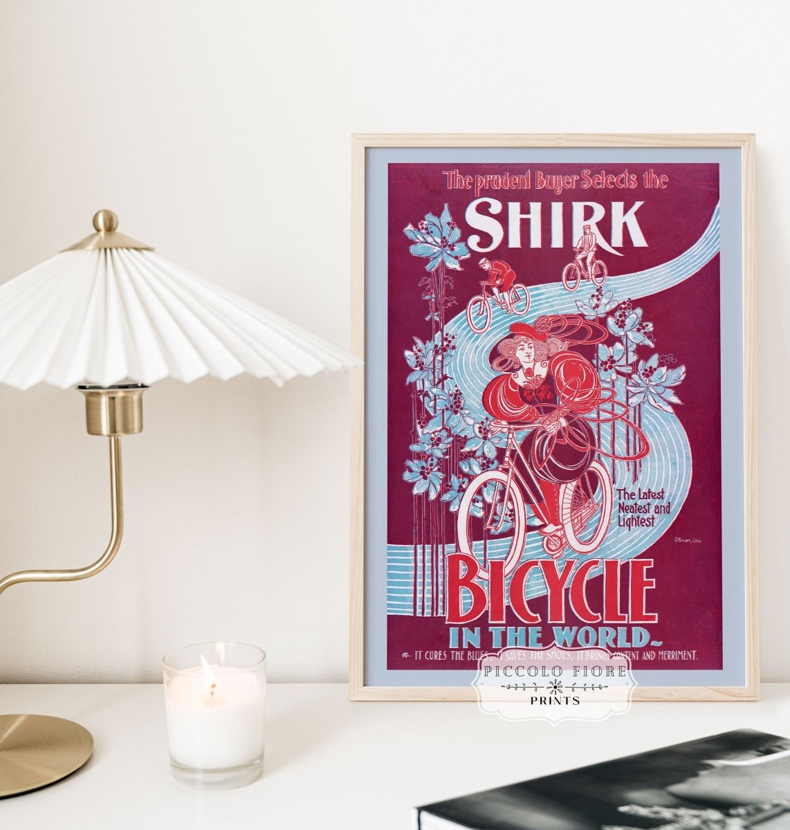 Shirk Bicycles | P698 - Single Art Prints - Piccolo Fiore Prints