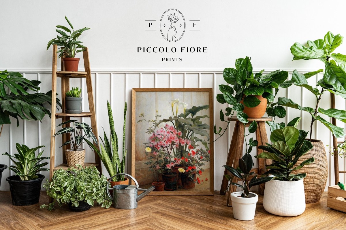 Side of a Greenhouse | P130 - Single Art Prints - Piccolo Fiore Prints