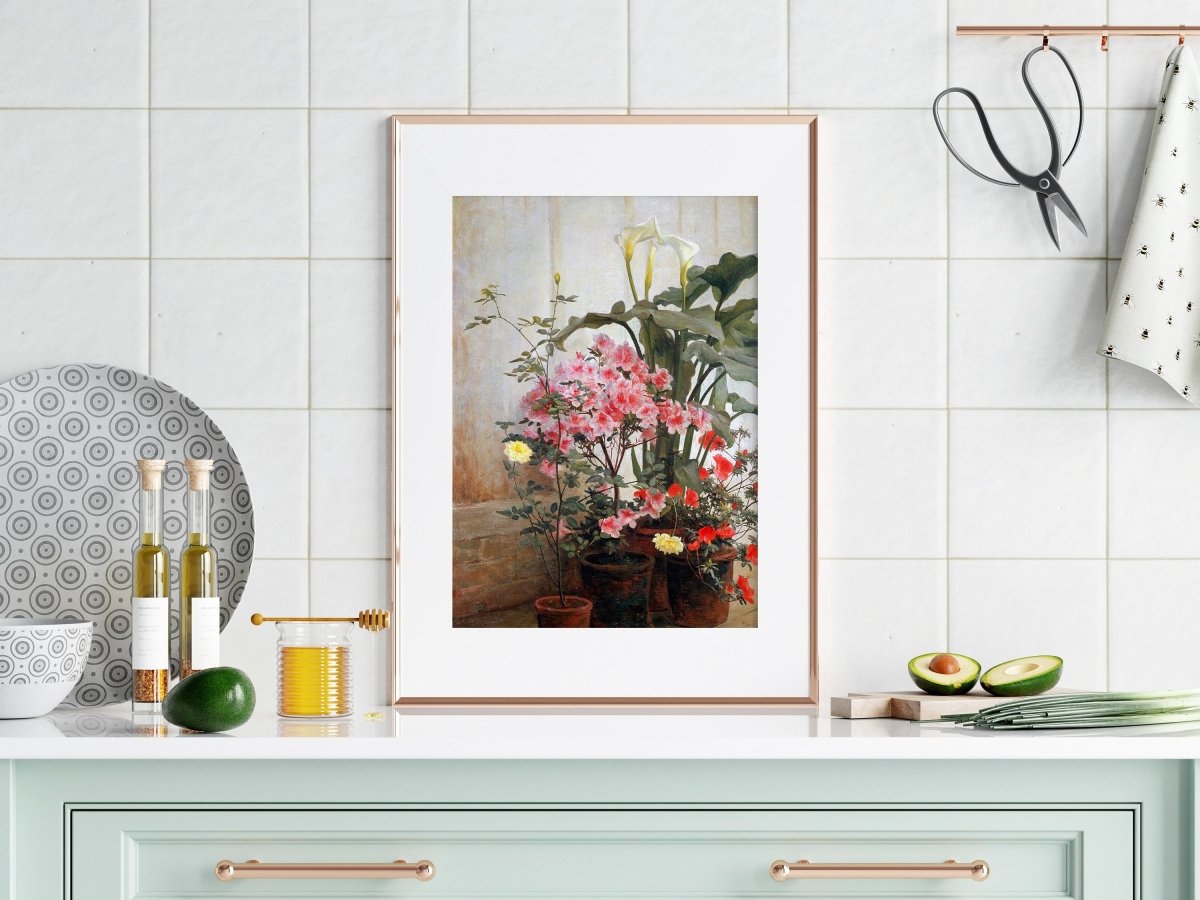Side of a Greenhouse | P130 - Single Art Prints - Piccolo Fiore Prints