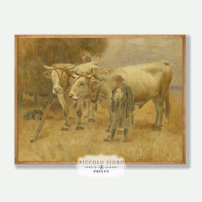 Sketch for the Harvesters | P182 - Single Art Prints - Piccolo Fiore Prints