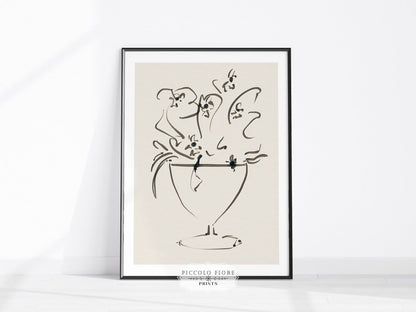 Still Life Lines | Gallery Wall Set | 3 Prints | K3 - 5 - Gallery Wall Set - Piccolo Fiore Prints