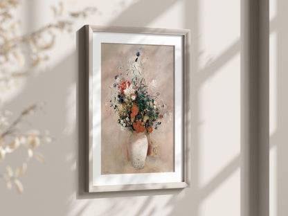 Still Life with a Vase of Flowers | P379 - Single Art Prints - Piccolo Fiore Prints