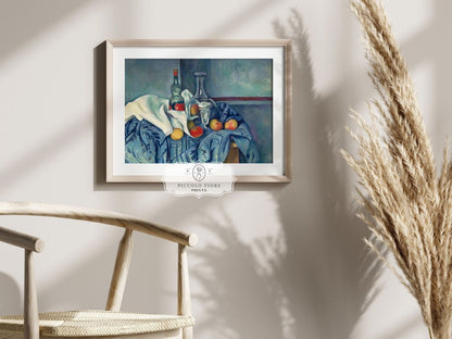 Still Life with Bottles and Apples | P313 - Single Art Prints - Piccolo Fiore Prints