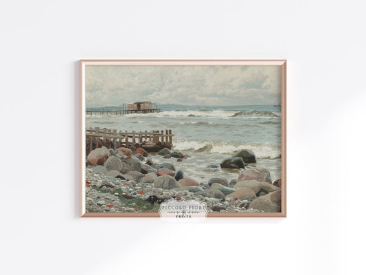 Stoney Beach | P546 - Single Art Prints - Piccolo Fiore Prints