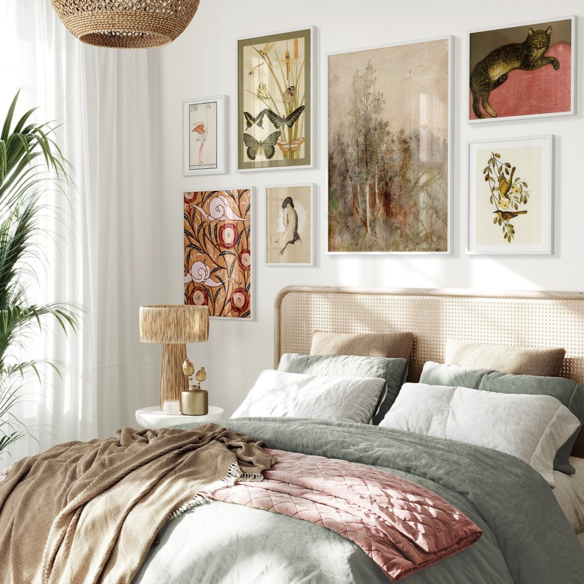 Subtle Eclectic | Gallery Wall Set | 7 Prints | M7 - 2 - Gallery Wall Set - Piccolo Fiore Prints