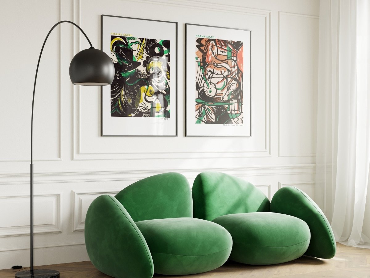 The Birth of Horses and Genesis II | Gallery Wall Set | 2 Prints | S2 - 2 - Gallery Wall Set - Piccolo Fiore Prints