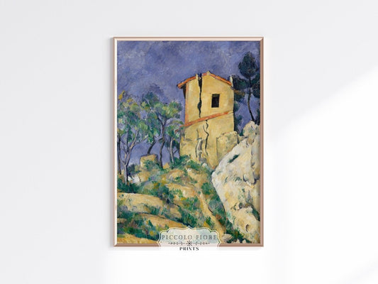 The House with the Cracked Walls | P86 - Single Art Prints - Piccolo Fiore Prints