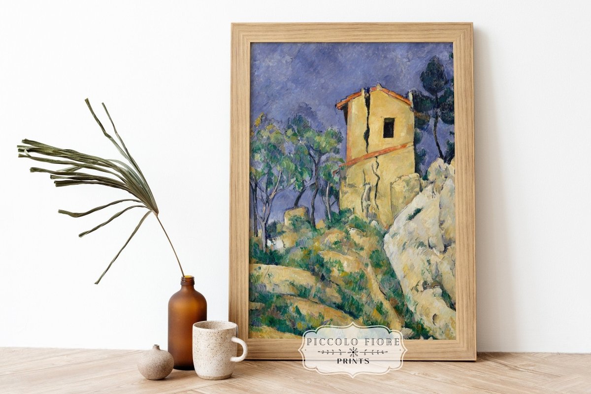 The House with the Cracked Walls | P86 - Single Art Prints - Piccolo Fiore Prints