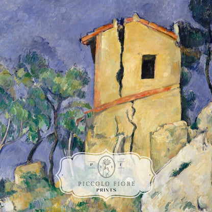 The House with the Cracked Walls | P86 - Single Art Prints - Piccolo Fiore Prints