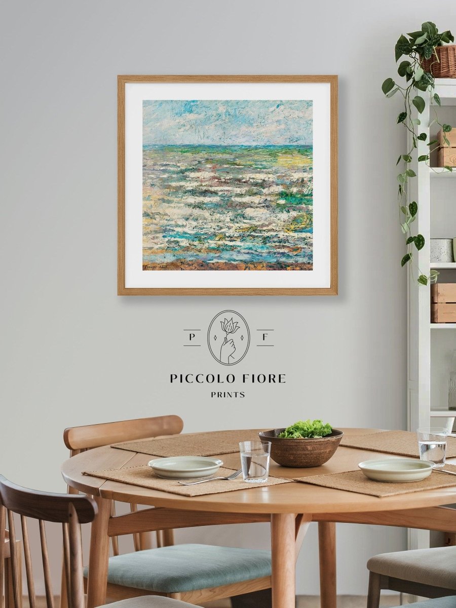 The Sea | P196 - Single Square Art Prints - Piccolo Fiore Prints