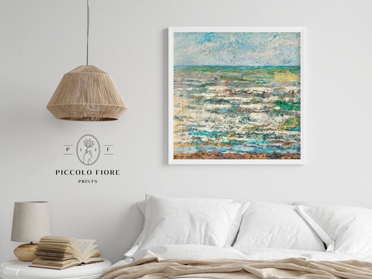 The Sea | P196 - Single Square Art Prints - Piccolo Fiore Prints
