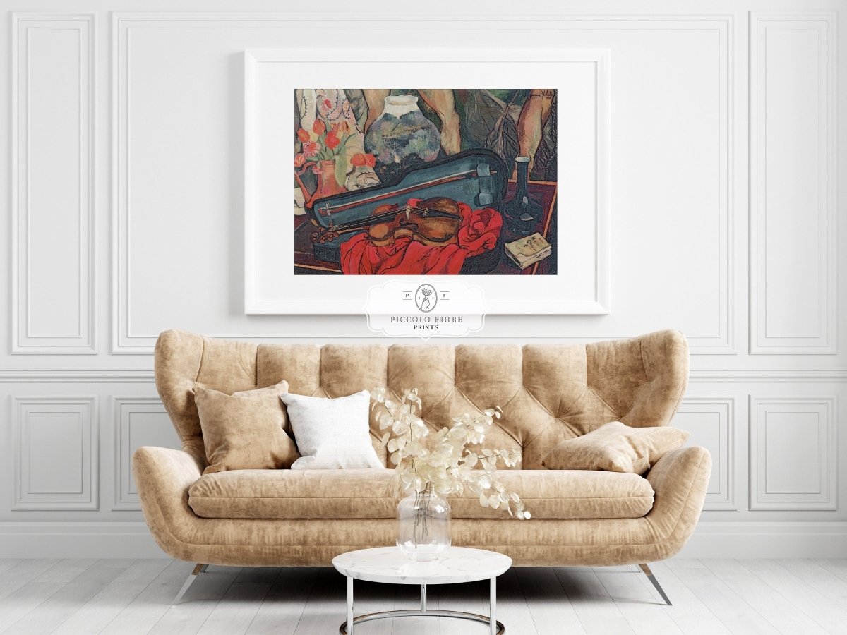 The Violin Case | P421 - Single Art Prints - Piccolo Fiore Prints