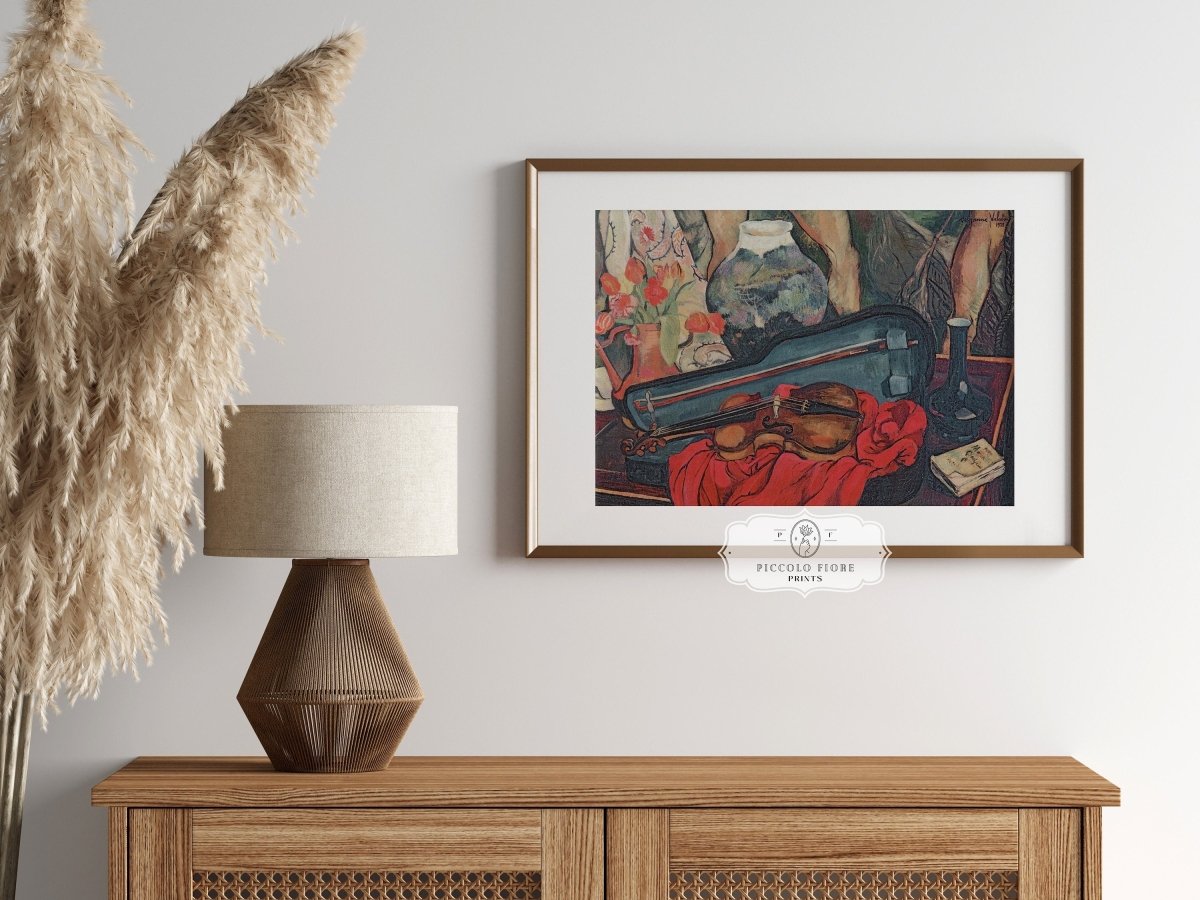 The Violin Case | P421 - Single Art Prints - Piccolo Fiore Prints