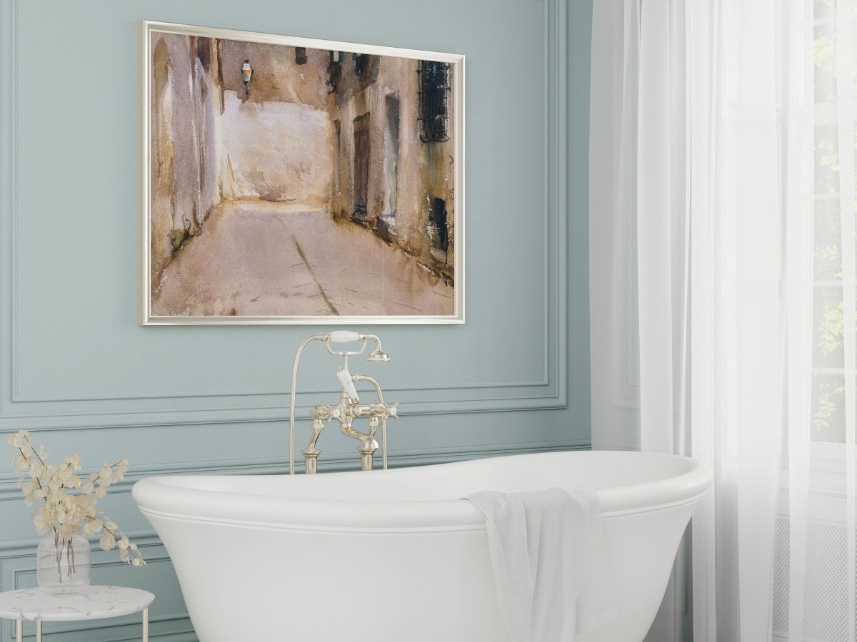 Venice Courtyard | P317 - Single Art Prints - Piccolo Fiore Prints