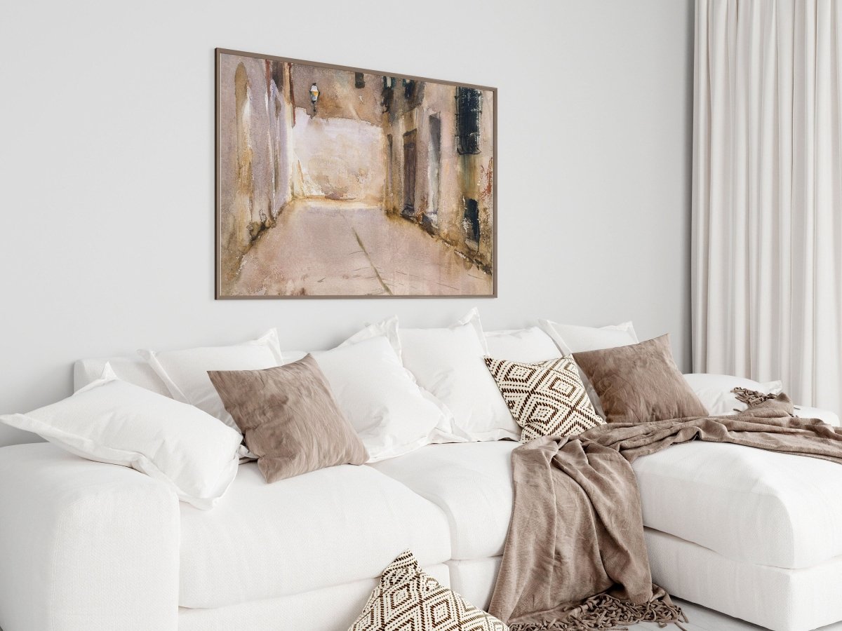 Venice Courtyard | P317 - Single Art Prints - Piccolo Fiore Prints