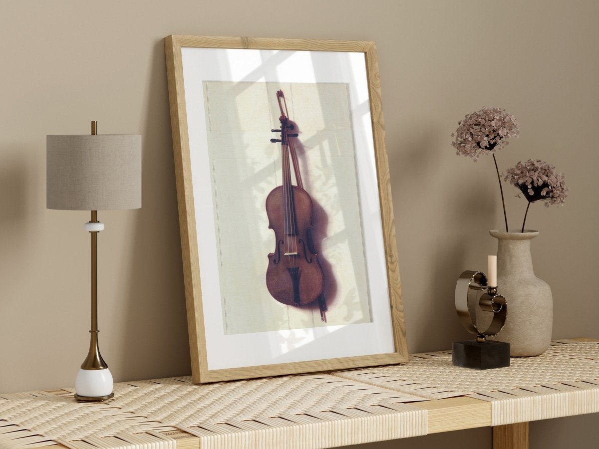 Violin and Bow | P404 - Single Art Prints - Piccolo Fiore Prints