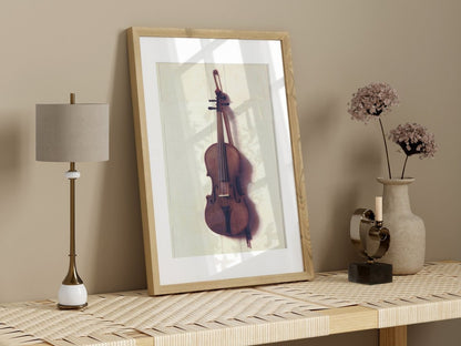 Violin and Bow | P404 - Single Art Prints - Piccolo Fiore Prints