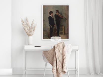 Violin Lesson | P420 - Single Art Prints - Piccolo Fiore Prints