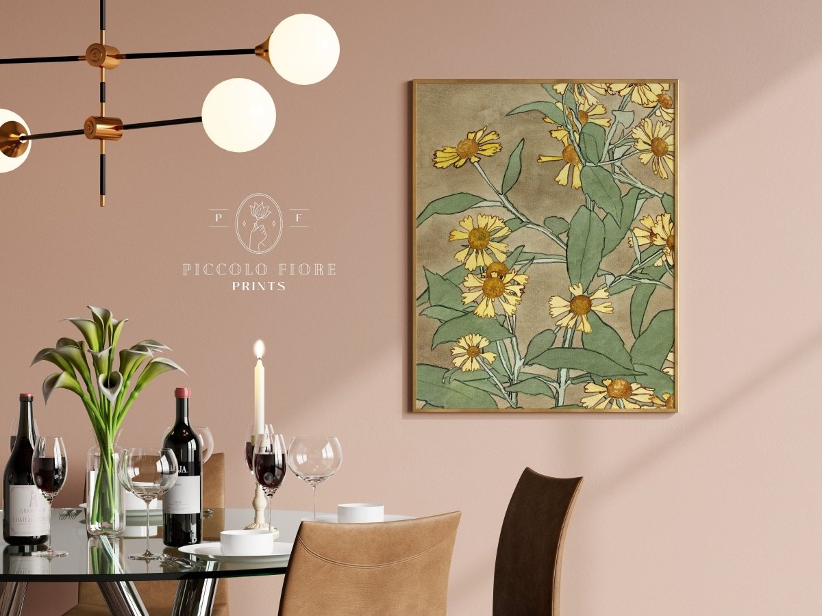 Watercolour Daisies | P286 - Single Art Prints - Piccolo Fiore Prints